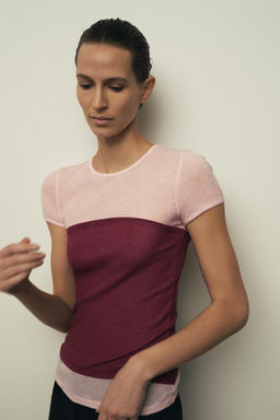 SUPIMA® DOUBLE EFFECT T-SHIRT - Zara фото 8