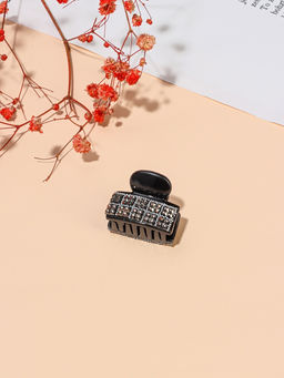 Цена за 12 шт. Крабик для волос «Пересвет», квадратики, 2.5 см, МИКС