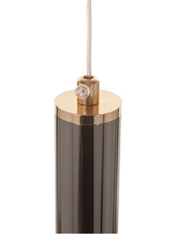 Светильник BayerLux «Руми», LED, 5 Вт, 3000К, чёрно-золотой, 4.2×4.2×40-190 см