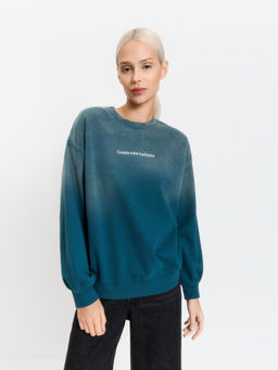 10200170188 Джемпер жен. Antica сине-зеленый