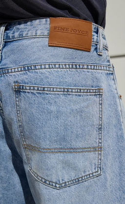 Джинсы муж. F2308-3 l.blue - Fine joyce фото 7