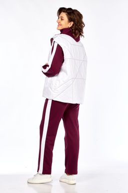 Костюм Diamant 1917 бордо белый  фото 7