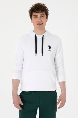Erkek Beyaz Basic Sweatshirt Sepette S_rpriz _ndirim - U.s. polo assn фото 8