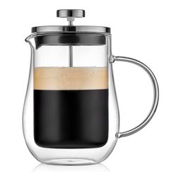 Френч-пресс с двойными стенками FLORAL, 600мл