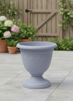 Вазон высокий Колывань 8.1л д30см серый С136СЕР