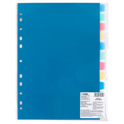 Expert Complete Classic Разделитель листов пластиковый A4 12 шт. EC270040206 песок ассорти