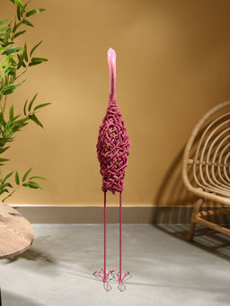 Сувенир плетёный «Фламинго», 27×13×100 см