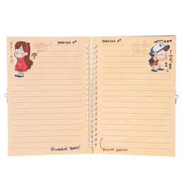 Записная книжка А5 на замочке Дневник тайных открытий, 50 листов, Гравити Фолз - Disney фото 4