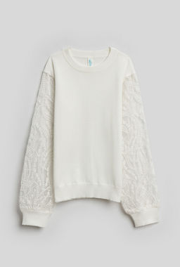 Джемпер детский для девочек Rebeca молочный - Acoola фото 2