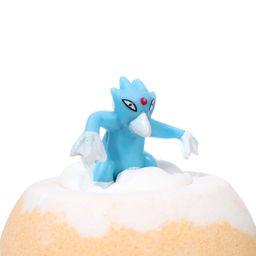 Бомбочка для ванны детская с игрушкой оранжевая 100 г