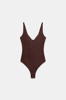 POLYAMIDE BLEND BODYSUIT - Zara фото 16