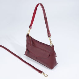 Сумка кросс-боди на молнии, цвет бордовый - Simaland фото 3