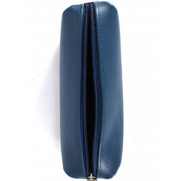 Косметичка Croco-К-721 натуральная кожа (1 отдел), синий бергамо (47) 265062  фото 3