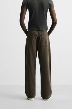 FADED BAGGY-FIT JEANS - Zara фото 3