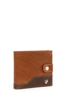 Мужской коричневый кошелек Неожиданная скидка в корзине - U.s. polo assn фото 2