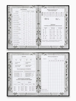 Дневник для музыкальной школы, в твердой обложке, 40 л. "Мелодия"