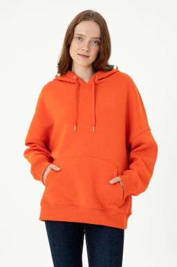Женский оранжевый свитшот - U.s. polo assn фото 17