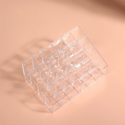 Органайзер для хранения косметики, 24 секции, 14.5×9.5×7.5 см, прозрачный