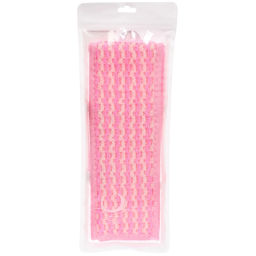 Цена за 3 шт. Мочалка для тела "ULTRAMARINE SAKURA", комбинированная, цвет розовый, 70*10см