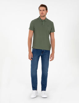 Haki Slim Fit Ti__rt - Pierre cardin фото 4