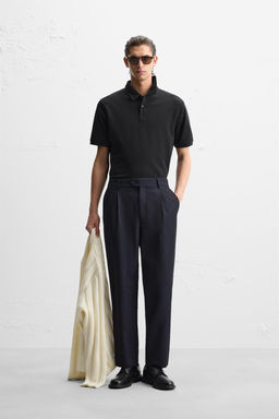 TEXTURED POLO SHIRT - Zara фото 17