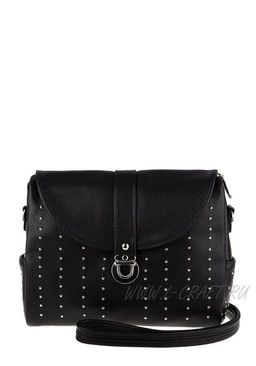 Сумка Модель №1285 | кожзам | гладкий | черный | Р831-1 | 25600