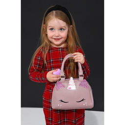 Сумка детская Единорог на молнии, цвет сиреневый - NAZAMOK KIDS фото 5