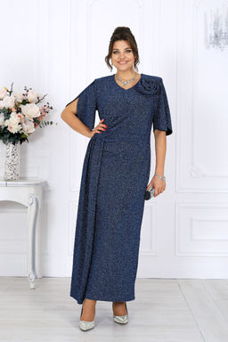 Платье Ninele 7509 синий фото 7