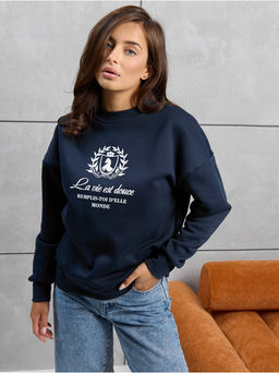 Свитшот Герб Синий Женский - София фото 7