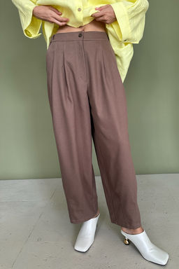 Брюки-бананы DENIM086/02/Песочный - YPSILON фото 7