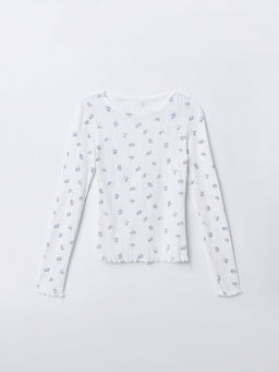 Комплект домашний женский белый с цветочным принтом - Mark formelle фото 4