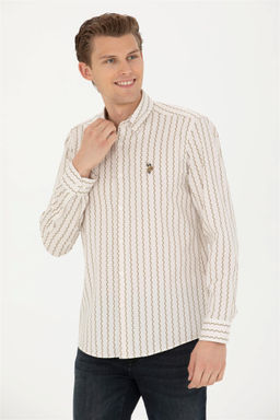 Мужская рубашка с длинным рукавом Stone - U.s. polo assn фото 3