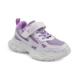 Кроссовки летние А756-39 бело-фиолетовые