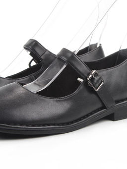 06-DLG27-1 BLACK Туфли женские (натуральная кожа)