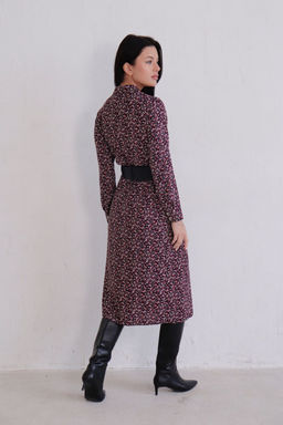 Платье-рубашка с английским воротником принт - Martichelli фото 316