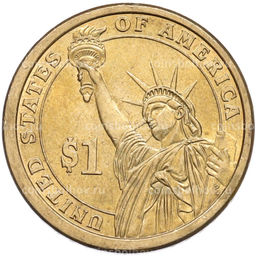 Монета 1 доллар 2007 года (Р) США 4-й президент США Джеймс Мэдисон