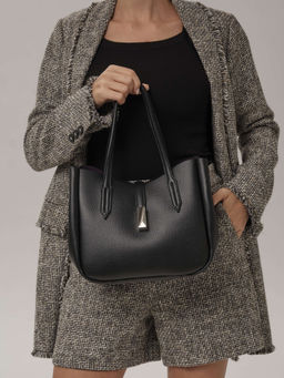 Кожаная сумка Sophie DBR 31059 черный рокфор  фото 4