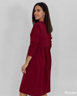 Платье Миндж (бордовый) - Nadi bordo фото 6
