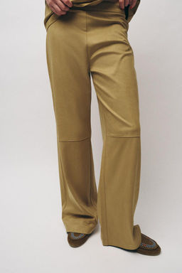 FAUX SUEDE TROUSERS - Zara фото 12