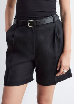 Pantalones cortos tipo sastre de lino - H&m фото 8