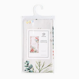 Полотенце Этель Пуансетия 40х73 см, 100% хлопок, саржа 190 г/м2  фото 6