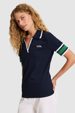 KadДn Lacivert Polo Yaka TiЕГrt - U.s. polo assn фото 3