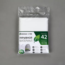 Цена за 2 шт. Материал укрывной, 5×1.6 м, плотность 42 г/м², спанбонд с УФ-стабилизатором, белый, Greengo, Эконом 30%