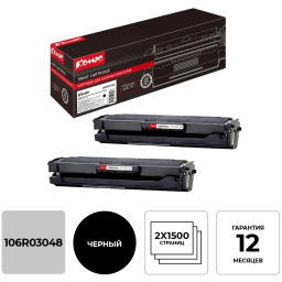 Картридж лазерный Комус 106R03048 чер. для Xerox WC3025 (2шт/уп)