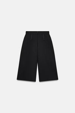 LONG BERMUDA SHORTS WITH CONTRAST STITCHING - Zara фото 6