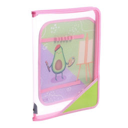 Папка для труда, А4, пластиковая, 23×32.5×2.5 см «Авокадо»