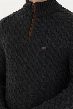 Мужской свитер антрацитового меланжа Неожиданная скидка в корзине - U.s. polo assn фото 7