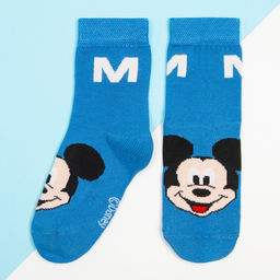 Носки для мальчика «Микки Маус», DISNEY, 16-18 см, синие