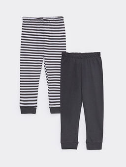 Beli Lastikli Erkek Bebek Pijama Alt 2li