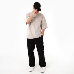 Кепка мужская «Минимум», чёрная, р-р 56